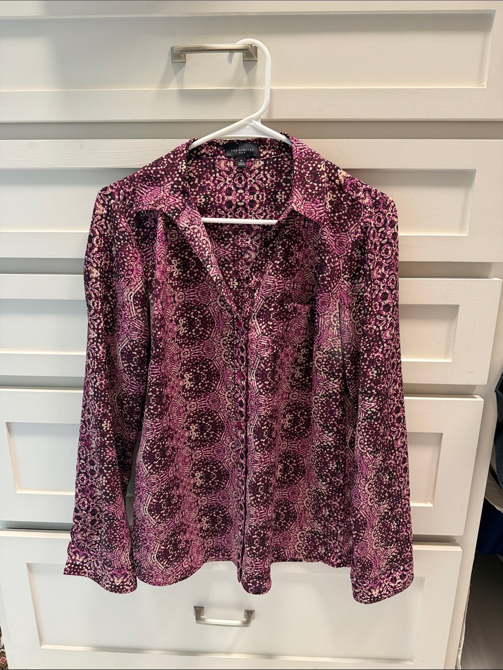 The Limited Purple Printed Button-Down Shirt